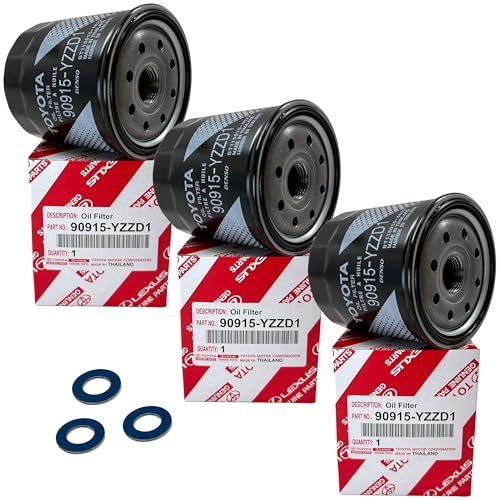 GENUINE OEM Oil Filter 90915-YZZD1 with apsg Gasket 3 Pack