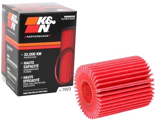 K&N Oil Filter: 20,000 Mile Engine Protection, HP-7023