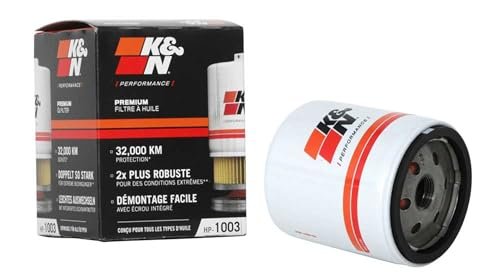 K&N Oil Filter: 20,000 Mile Engine Protection, HP-1003