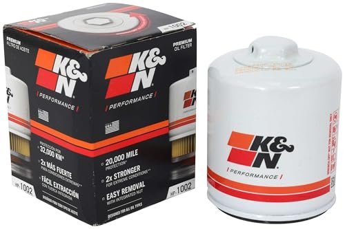 K&N Premium Oil Filter: 20,000 Mile Engine Protection,...