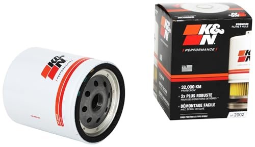 K&N Premium Oil Filter: 20,000 Mile Engine Protection...