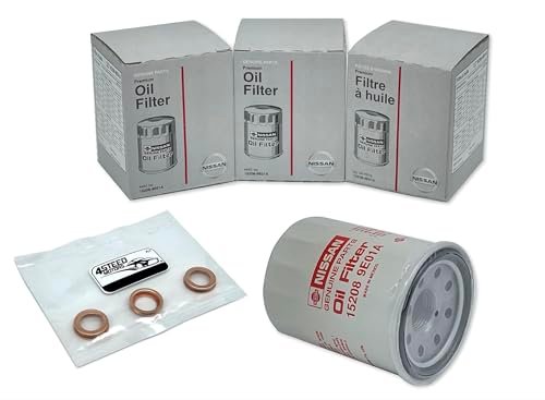 Set of 3 Genuine OEM Engine Oil Filter Nissan Infiniti