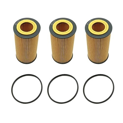 3 Pieces Oil Filter 57187 for Audi A3 A4
