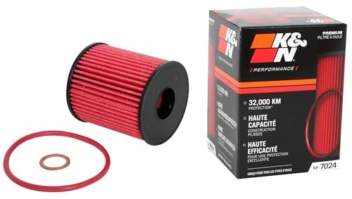 K&N Premium Oil Filter: 20,000 Mile Engine Protection,...
