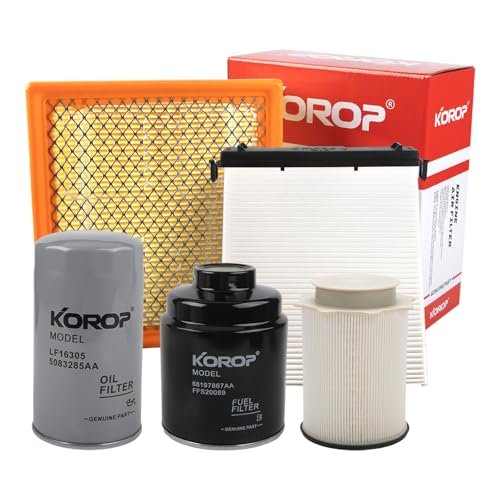 6.7L Cummins Fuel Filter Oil Filter Air Filter and Cabin