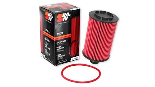 K&N Oil Filter: 20,000 Mile Engine Protection, High...