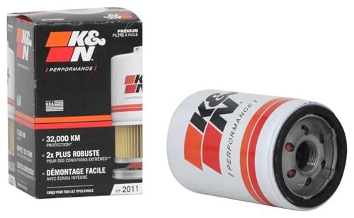 K&N Premium Oil Filter: 20,000 Mile Engine Protection...