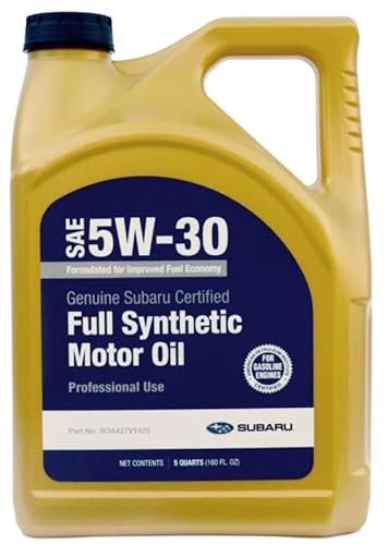 Subaru OEM Synthetic 5W-30 Motor Oil 5 Quart Bottle