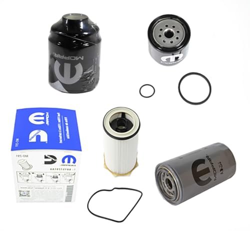 Mopar Genuine OEM Filters Bundle, Dodge Ram 6.7L Cummins...