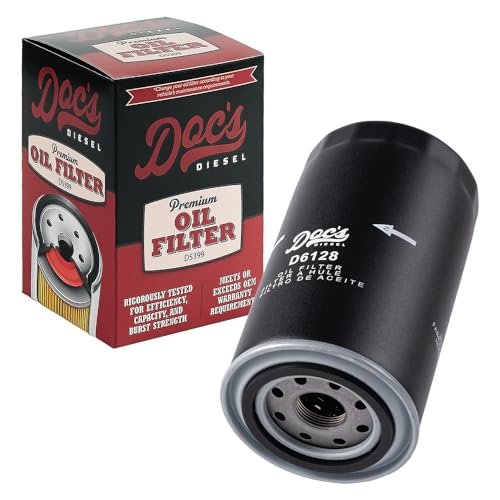Doc's Diesel Oil Filter D6128 | Compatible with Ford 6.7L