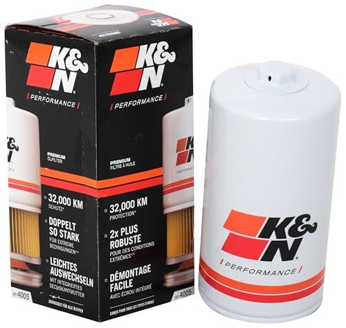 K&N Premium Oil Filter: 20,000 Mile Engine Protection...