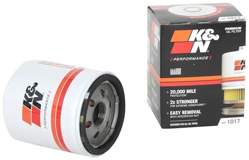 K&N Premium Oil Filter: 20,000 Mile Engine Protection...