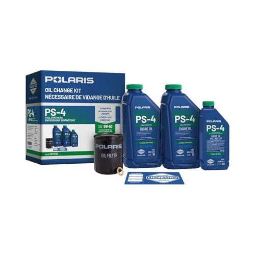 Polaris Full Synthetic Oil Change Kit for Ranger, General,...