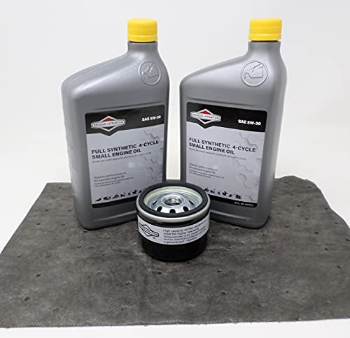Briggs & Stratton 5W30 Synthetic Motor Oil Filter Kit