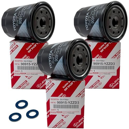 Genuine Oil Filter 90915-YZZD3 with APSG Drain Plug Washers