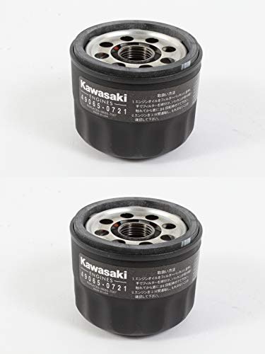 Kawasaki 49065-0721 Oil Filter Replaces 49065-7007 (2 Pack)